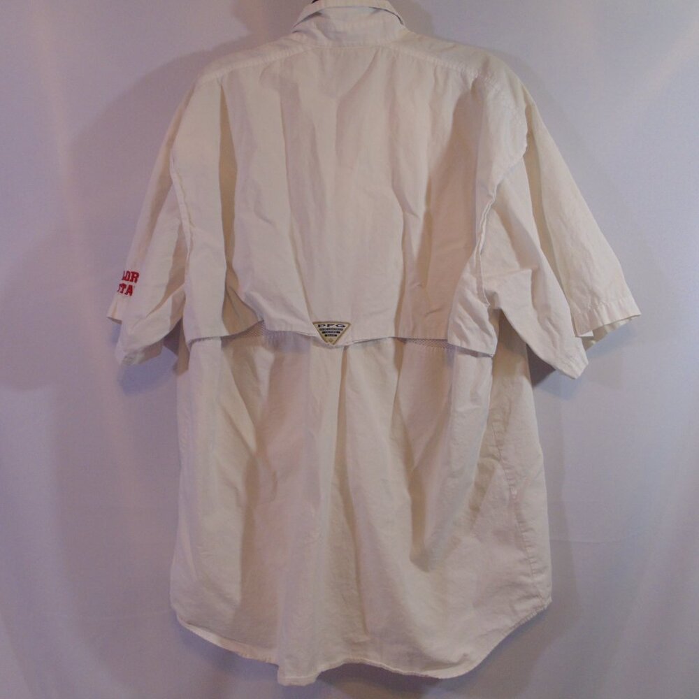 Columbia PFG Florida State Seminoles shirt men's large white short sleeve cotton - Picture 4 of 5